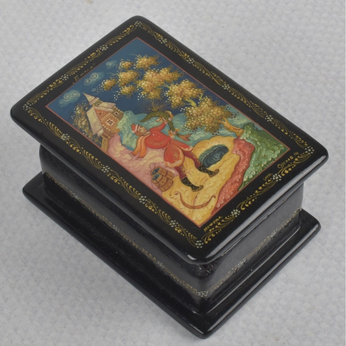 Russian Lacquer Papier Mache - 7