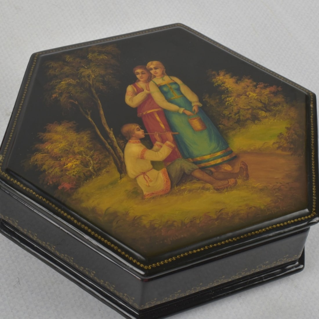 Russian Lacquer Papier Mache - 3