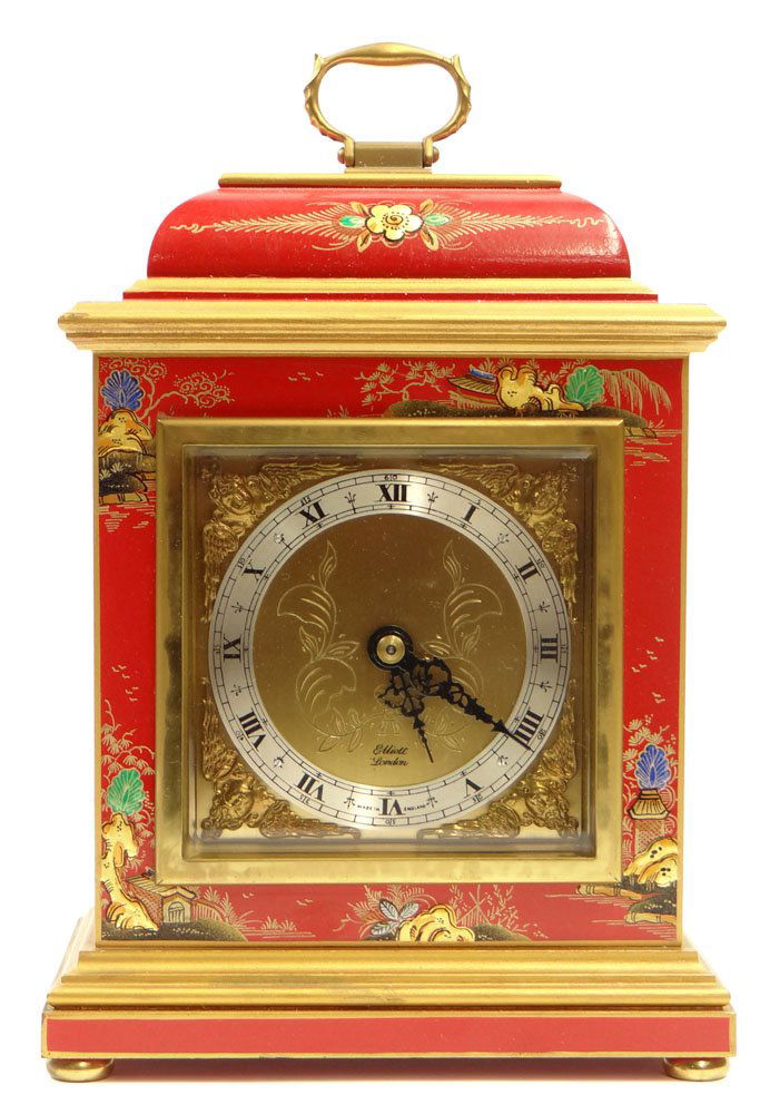 English Elliott London Chinoiserie style Bracket Clock. Jul 24, 2013