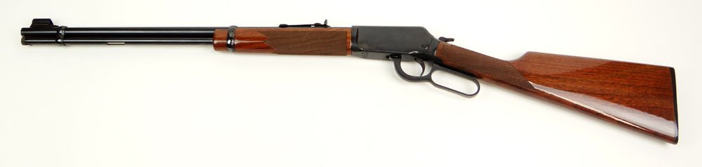 Circa 1970's Winchester New Haven Connecticut Lever: Circa 1970's Winchester New Haven Connecticut Lever Action Rim Fire Rifle 22 Caliber 20-1/2 Inch Barrel Model 9422 XTR Number F 400707. As New Unused Condition in Original Box with Paperwork. Box Meas