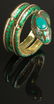 Important Vintage Enamel 18 Karat Gold and Diamond