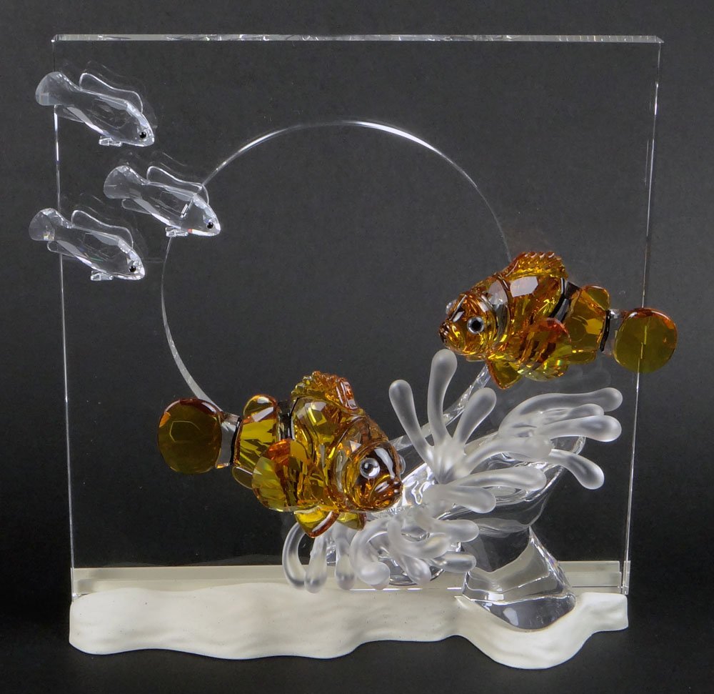 Swarovski Wonders Of The Sea Crystal Clown Fish Frame