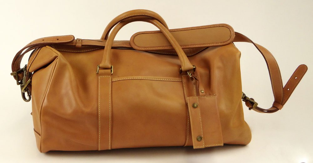 Vintage Hartmann Leather Duffel Bag. Handles, Shoulder Sep 17, 2014