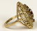 Antique Style 14 Karat Yellow Gold and Garnet Filigree - 6