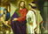 Circa 1875 KPM Painted Porcelain Plaque "Christ u. der
