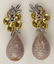 Beautiful Pair of Lady's Approx. 10.0 Carat Round Cut - 2