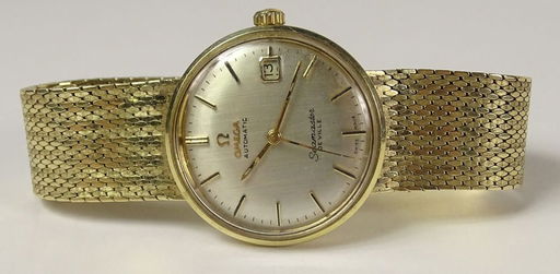 Vintage Omega Seamaster Deville 14 Karat Gold Watch Feb 11 2015 Kodner Galleries Inc In Fl