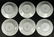 Six (6) Herend Hand Painted Queen Victoria Desert/Pie - 2