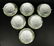 Six (6) Herend Hand Painted Queen Victoria Cream Soup - 3