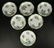 Six (6) Herend Hand Painted Queen Victoria Cream Soup - 6