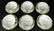 Six (6) Herend Hand Painted Queen Victoria Cream Soup - 2