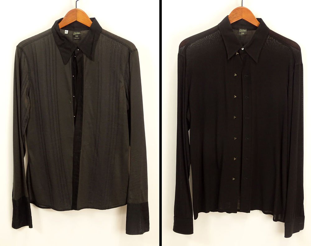 Two Men's Vintage Jean Paul Gaultier Homme Shirts. Made (1 of 4)
