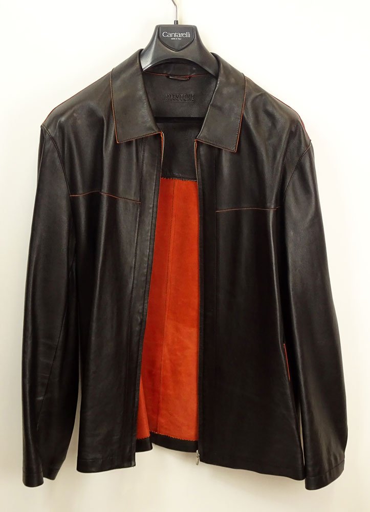 Men's Vintage Milestone, German Leather Jacket. Size (1 of 4)