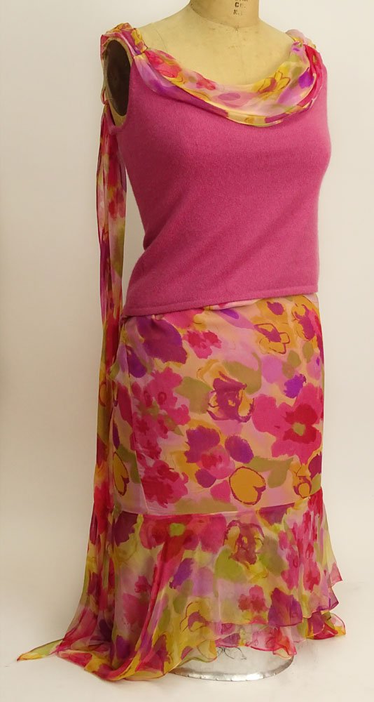 From a Palm Beach Socialite, a Retro/Vintage Heidi: From a Palm Beach Socialite, a Retro/Vintage Heidi Weisel 2 Piece Top and Skirt Set. Labeled. Size 8. Good Condition. Skirt Length 34 Inches. Shipping $45.00