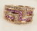 Lady's Levian Pink Sapphire, Diamond and Rose Gold