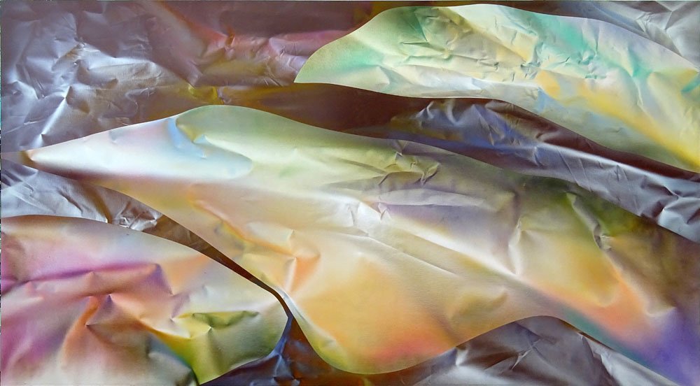 Peter Mackie, Venezuelan (b. 1950) Extremely Large Oil (1 of 3)