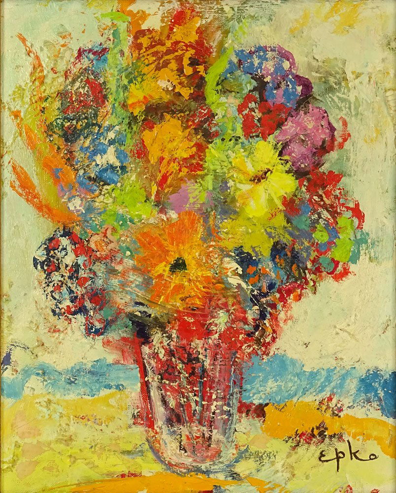 Willering Epko (born1928) Oil on Canvas, Still Life (1 of 6)