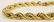 Lady's vintage 14 karat yellow gold rope necklace. - 3