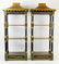 Pair of Vintage Painted Wood Pagoda Style