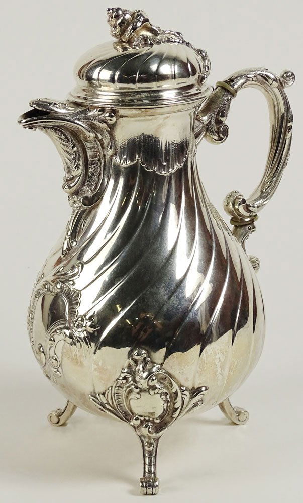 Antique Continental 800 Silver Coffee Server. Pretty (1 of 8)