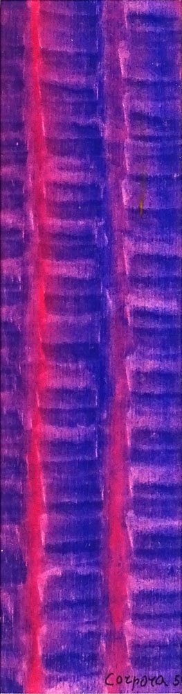 Antonio Corpora, Italian (1909-2004) Watercolor on: Antonio Corpora, Italian (1909-2004) Watercolor on paper "Abstract". Signed and Dated 5? (obscured by mat). Good condition. Measures 9" x 3", frame measures 16-3/4" x 10-1/4". Shipping $65.00