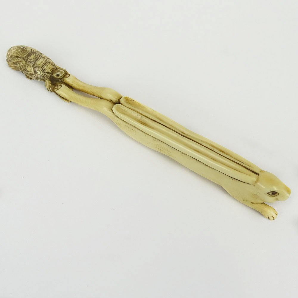 Early 20th Century Japanese Baisho Shop Carved Sashi (1 of 8)