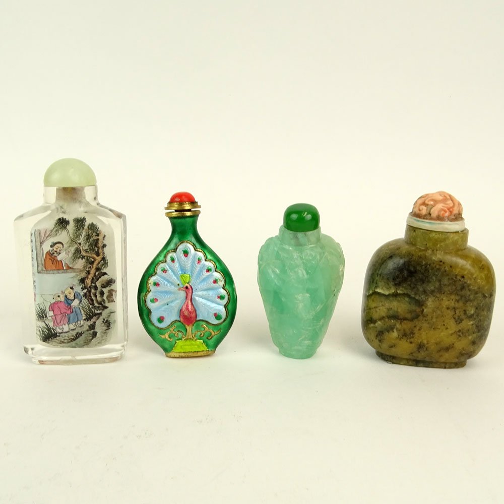 Collection of Four (4) Chinese Snuff Bottles Including: (1 of 7)
