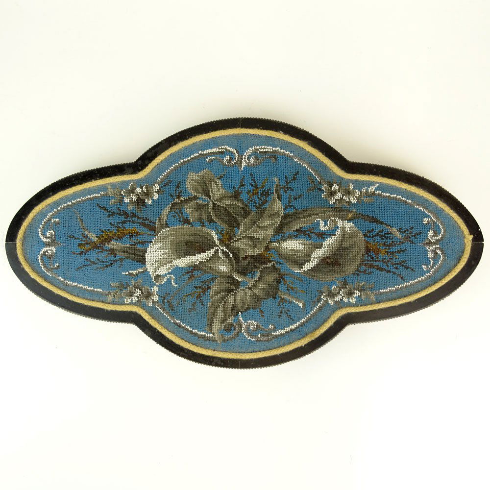 Antique Chinese Tea Table. Lobed, pad feet with fine (1 of 2)