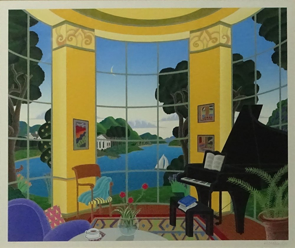 Thomas McKnight, American (b. 1941) Color serigraph (1 of 8)