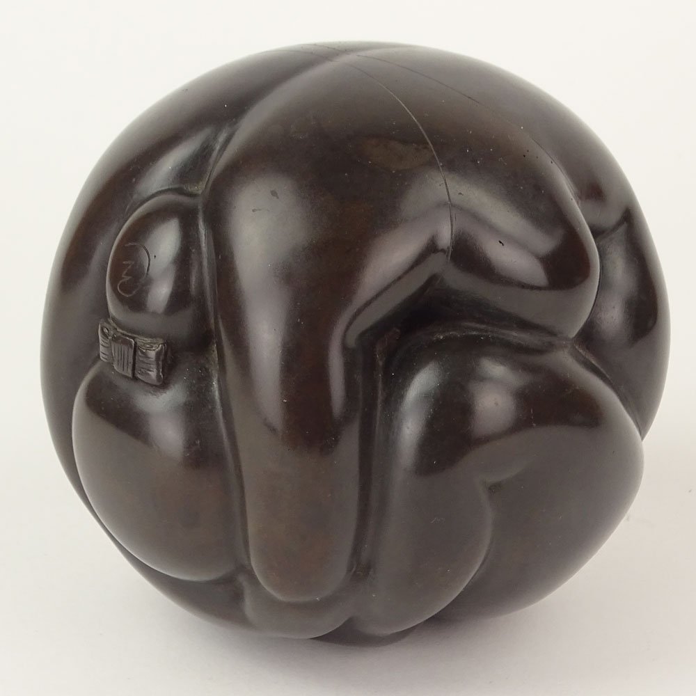 Cornelis Zitman, Dutch (b. 1926) Bronze sculpture: Cornelis Zitman, Dutch (b. 1926) Bronze sculpture "Figurative Abstract" Initialed and numbered 9/24. Good condition, brown patina. Measures 5-1/2" H.