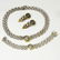 Lady's Vintage Sterling Silver and 18 Karat Yellow Gold