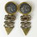 Lady's Vintage Sterling Silver and 18 Karat Yellow Gold - 3