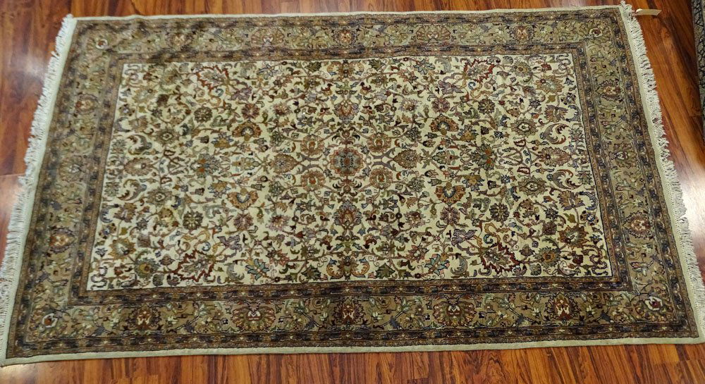 Semi Antique Persian Wool Rug. Light brown and beige (1 of 4)