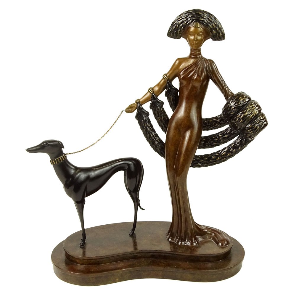 ErtÃ©, French (1892-1990) Bronze "Elegance" Signed in (1 of 10)