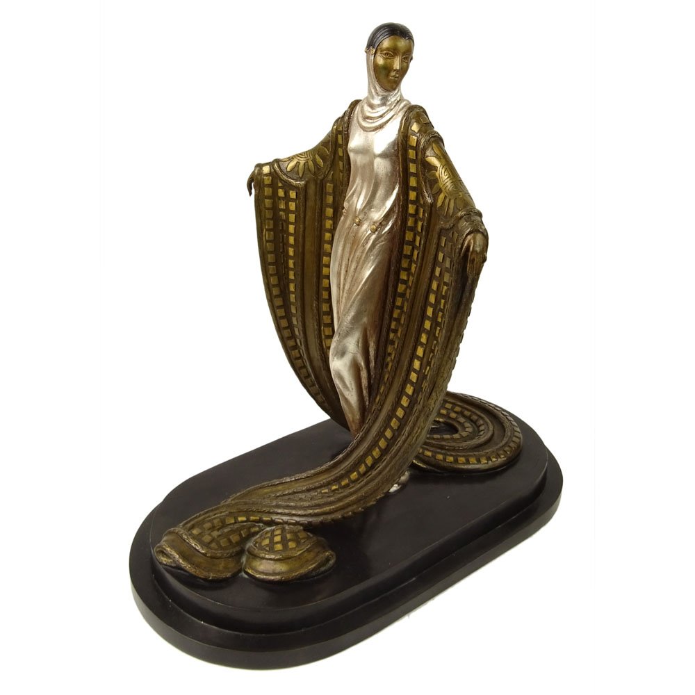 ErtÃ©, French (1892-1990) Bronze "Le Mysterious" Signed (1 of 9)