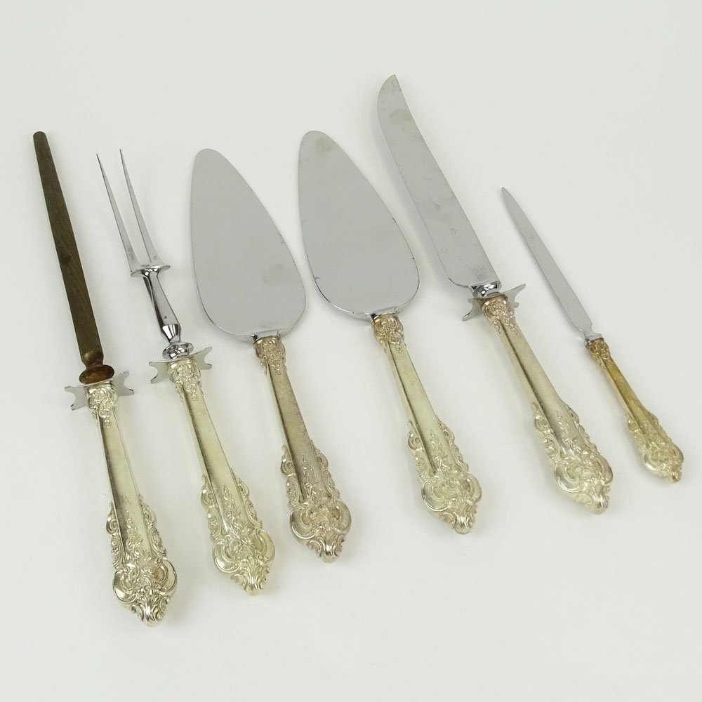 Lot of Six (6) Wallace Grande Baroque Sterling Silver (1 of 4)