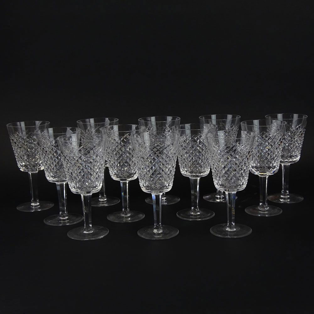 Set of Twelve (12) Waterford Crystal "Alana" Water (1 of 5)