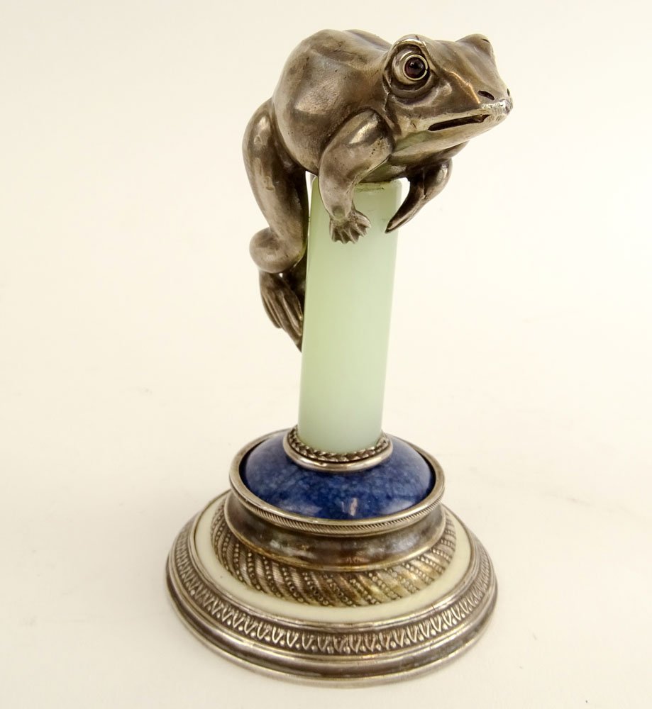 Antique Russian Silver, Jade, Lapis and Ivory (1 of 10)