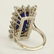Vintage Approx 2.10 Carat Diamond, Large Lapis and 14 - 3