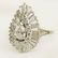 Vintage Diamond and 14 Karat White Gold Ballerina Ring. - 2