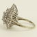 Vintage Diamond and 14 Karat White Gold Ballerina Ring. - 3