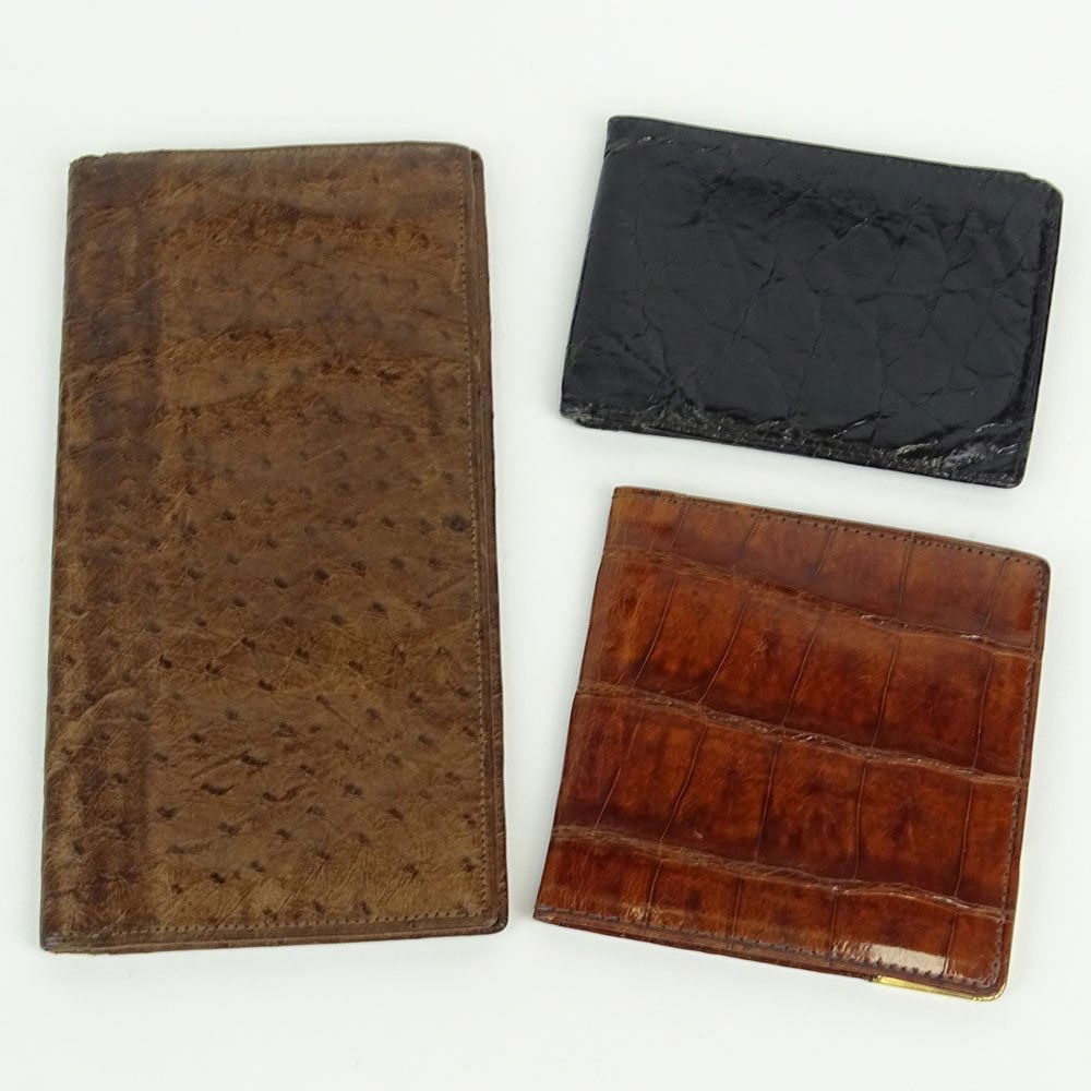 Lot of Three (3) Vintage Fine Alligator, Ostrich (1 of 3)