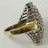 Lady's Vintage Diamond and 14 Karat Yellow Gold Ring. - 2