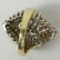 Lady's Vintage Diamond and 14 Karat Yellow Gold Ring. - 3