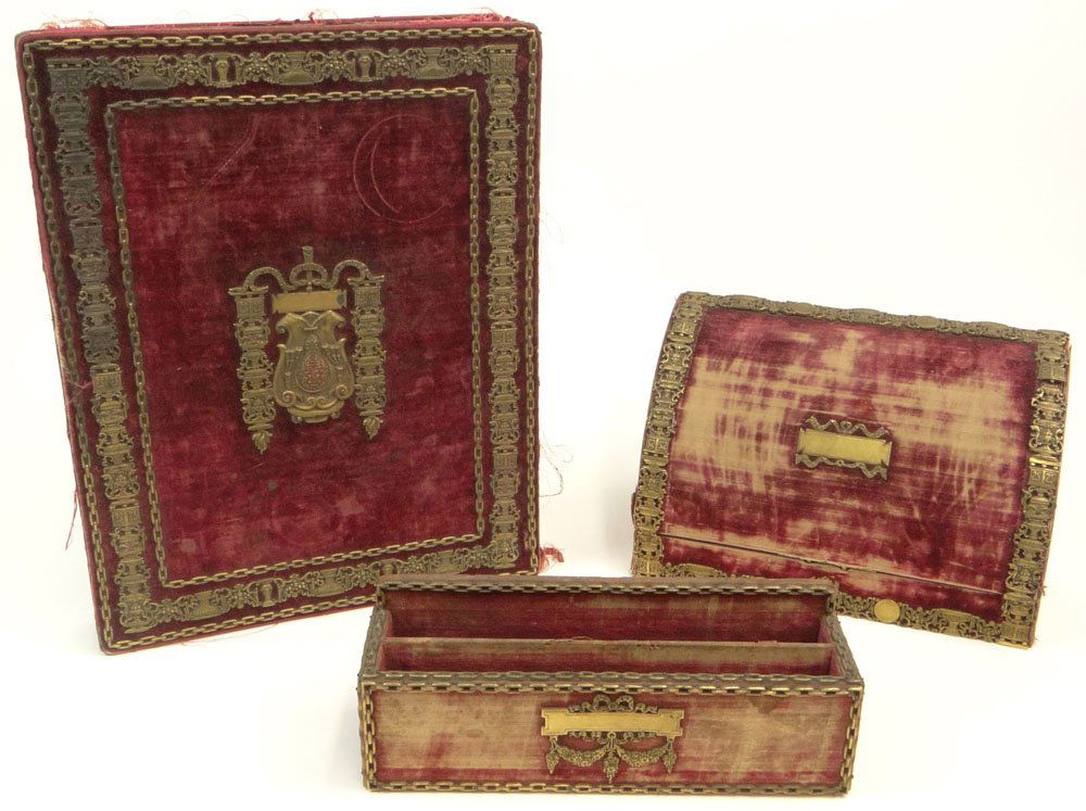 Three (3) 17th/18th Century Desk Top Items. One (1) (1 of 8)