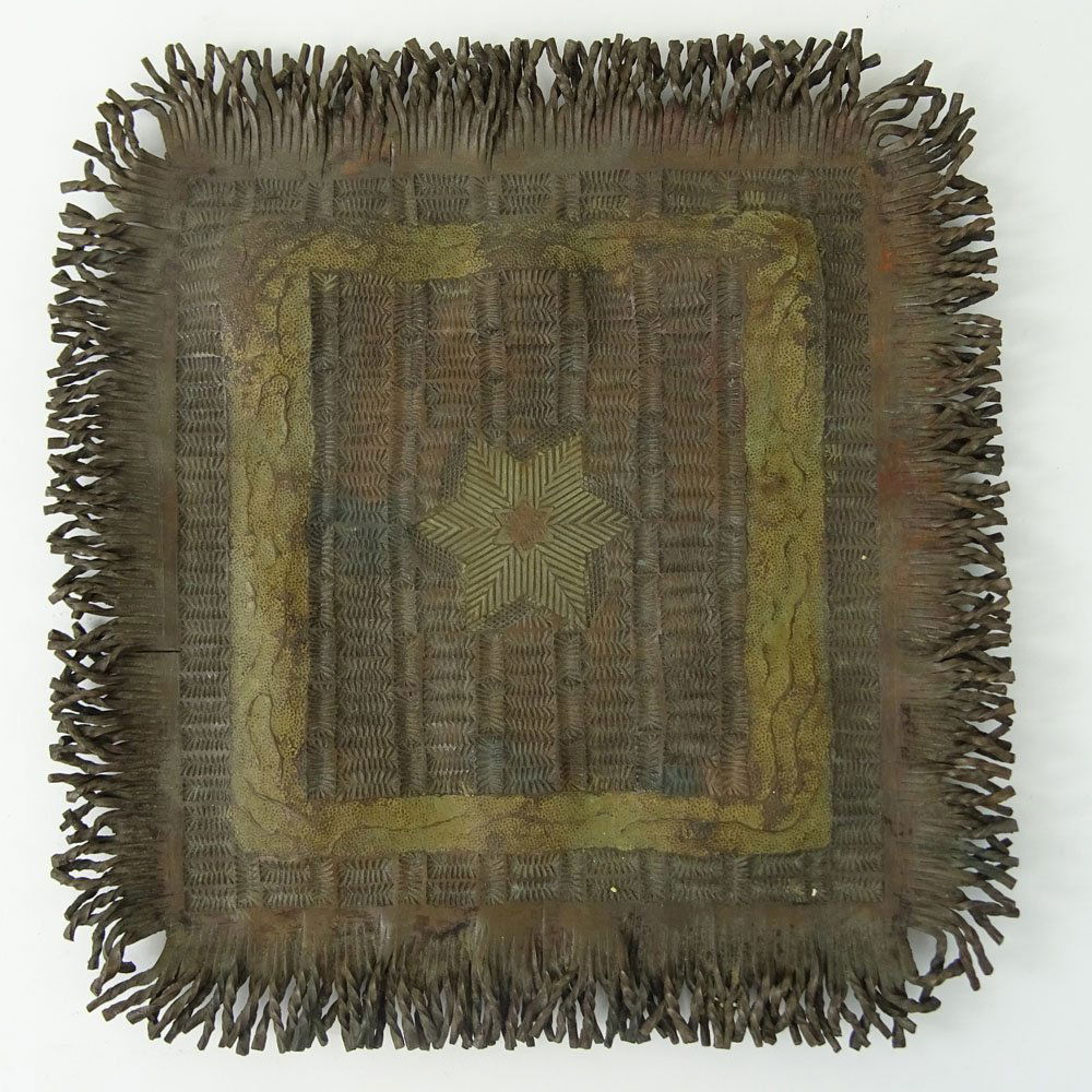 Antique Austrian Cold Painted Bronze Oriental Rug (1 of 3)