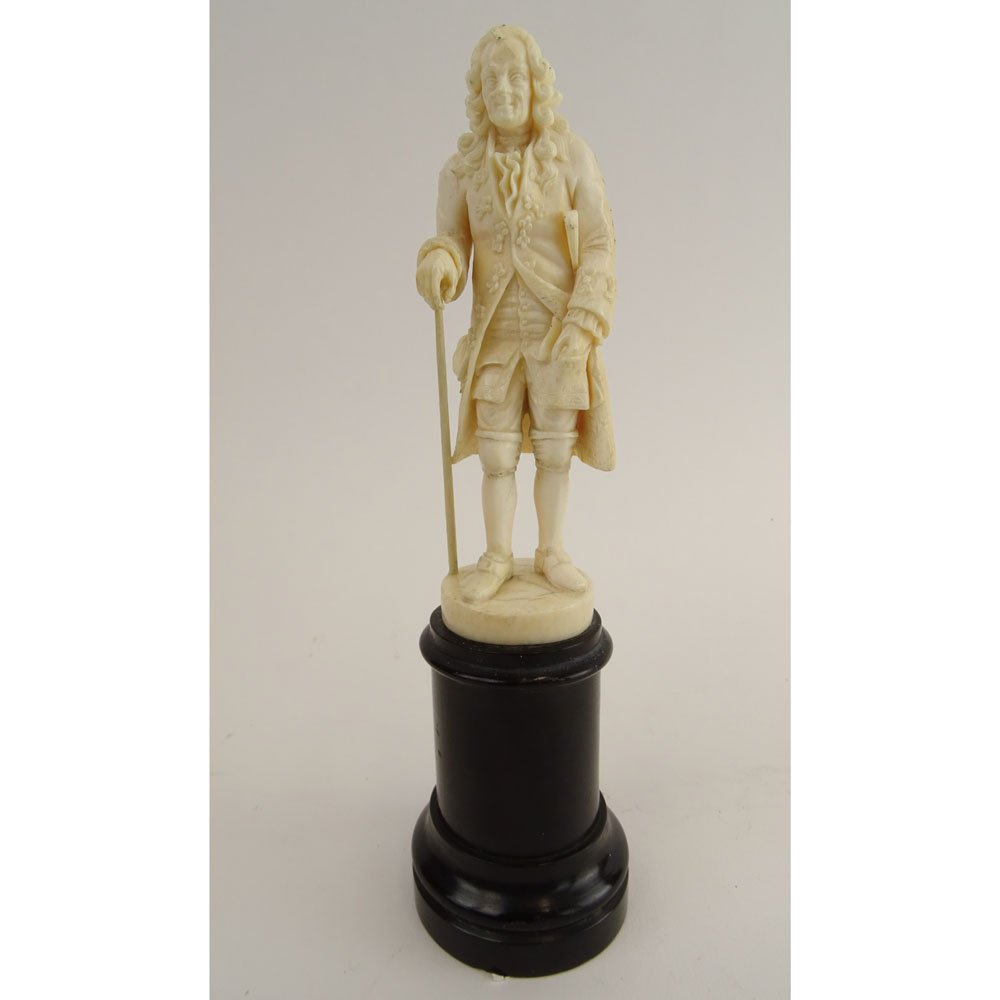 Antique Continental Carved Ivory Figure of a Man, (1 of 9)