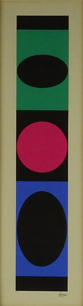 Yaacov Agam, Israeli (b. 1928) Color Lithograph (1 of 7)