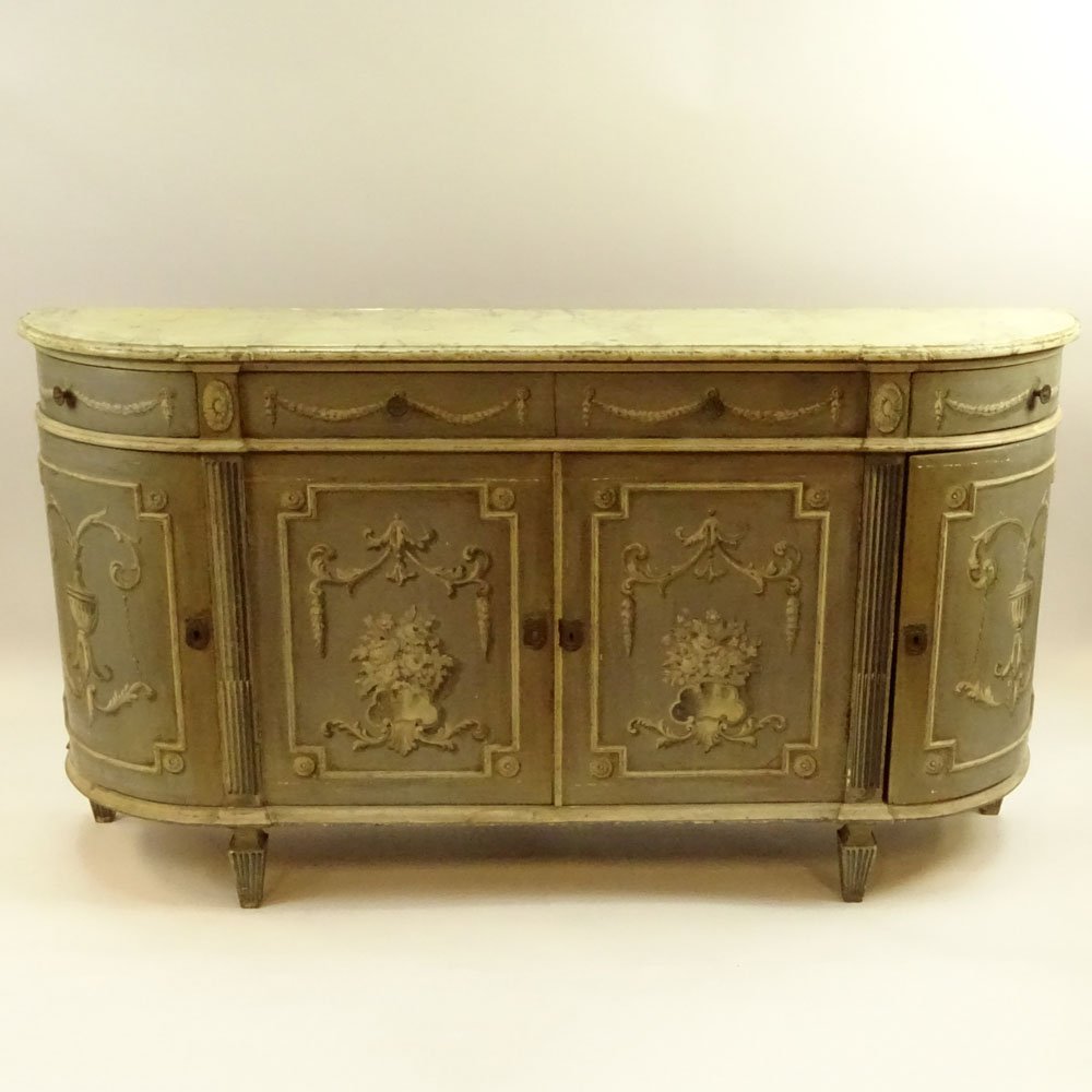 19th Century Italian distressed painted buffet (1 of 3)