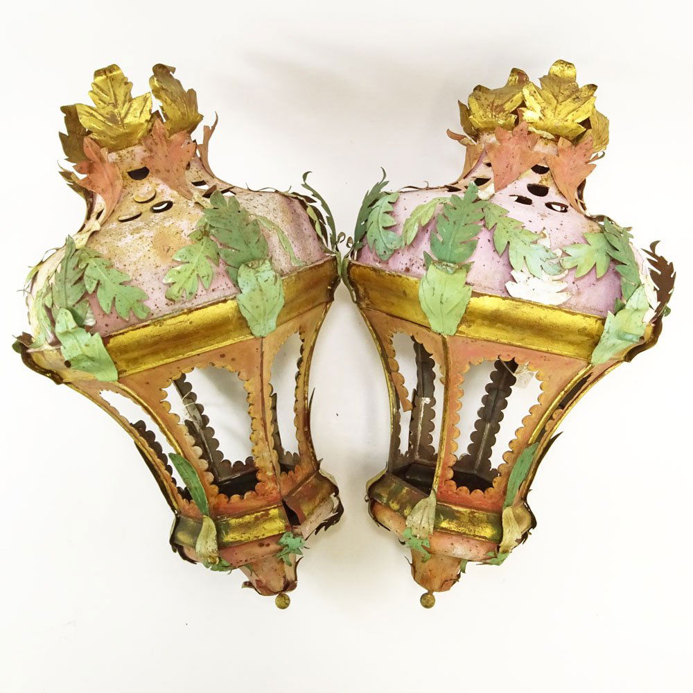 Pair of Early 20th Century Venetian style Painted and (1 of 6)
